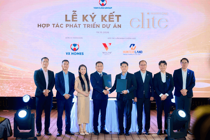 Khuấy động thị trường cuối năm: Hunter Land liên minh VinaLand phân phối dự án Happy One Elite 